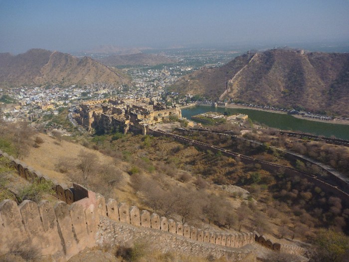 view from the amber fort