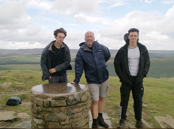 Peaks 2017 - atop a hill