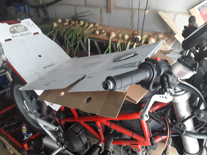 Ducati awaiting customisation into a dream