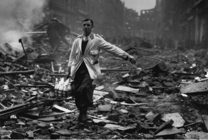 milkman in the blitz